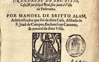 Antiguidade da Sagrada Imagem livro fundador do Culto